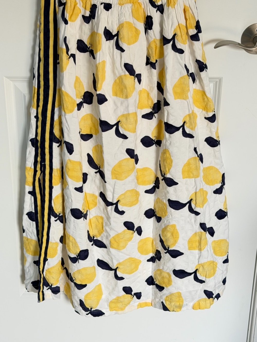 New! Loft Lemon Tie One Shoulder Midi Dress Size 2 54493 - Picture 6 of 16